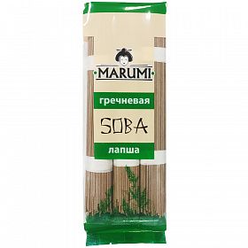 Лапша гречневая Soba MARUMI 300 г, Китай Лапша гречневая Soba MARUMI 300 г, Китай
