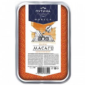 Икра Масаго оранжевая Путина 500 г зам. Икра Масаго оранжевая Путина 500 г зам.