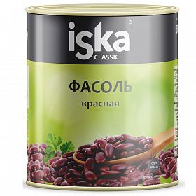 Фасоль красная ISKA 2,5кг (сухой вес 1,5кг), Италия Фасоль красная ISKA 2,5кг (сухой вес 1,5кг), Италия