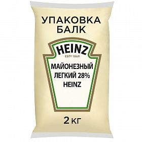 Соус Майонезный Легкий 28% Heinz (2 кг х 6 шт)