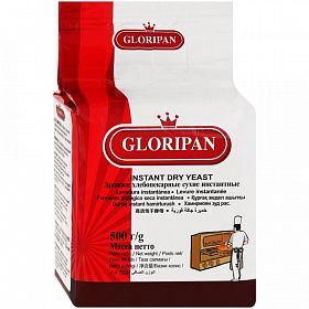 Дрожжи сухие инстантные GLORIPAN малосладкие 500 г