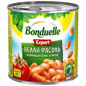 Фасоль белая в томатном соусе Bonduelle 400 г Фасоль белая в томатном соусе Bonduelle 400 г