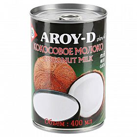 Молоко кокосовое 70% Aroy-D 400 мл, Индонезия Молоко кокосовое 70% Aroy-D 400 мл, Индонезия