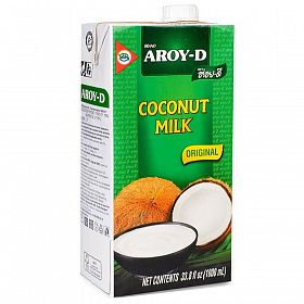 Молоко кокосовое 70% Aroy- D 1л, Индонезия Молоко кокосовое 70% Aroy- D 1л, Индонезия