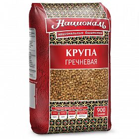 Крупа гречневая ядрица Националь 0,9кг Крупа гречневая ядрица Националь 0,9кг
