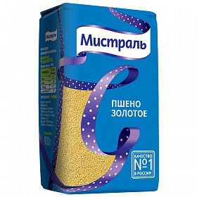 Пшено шлифованное золотое Мистраль 900 г Пшено шлифованное золотое Мистраль 900 г
