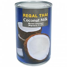Молоко кокосовое 82% Regal Thai 400 мл, Таиланд Молоко кокосовое 82% Regal Thai 400 мл, Таиланд