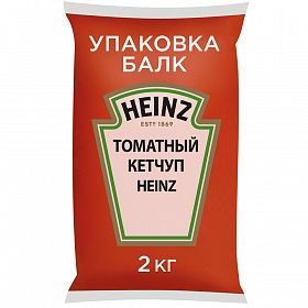 Кетчуп Томатный Heinz (2 кг х 6 шт) 12 кг Кетчуп Томатный Heinz (2 кг х 6 шт) 12 кг